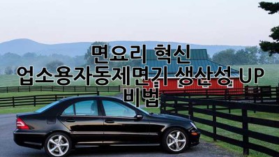 면요리 혁신! 업소용자동제면기 생산성 UP 비법 🍜✨